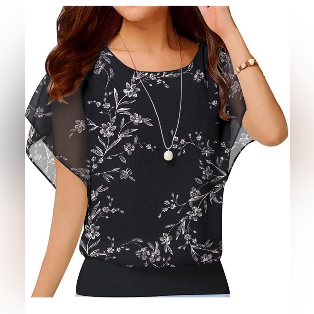 Neineiwu women’s blouse size large